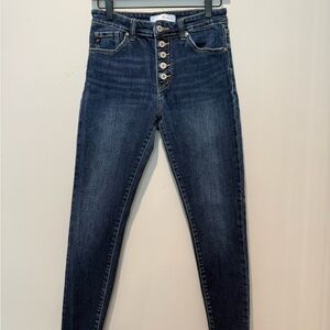 KanCan Dark Blue High Rise Women's Jeans